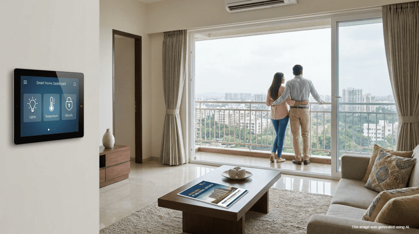 Smart home automation in ready possession flats in Pune offering high ROI.