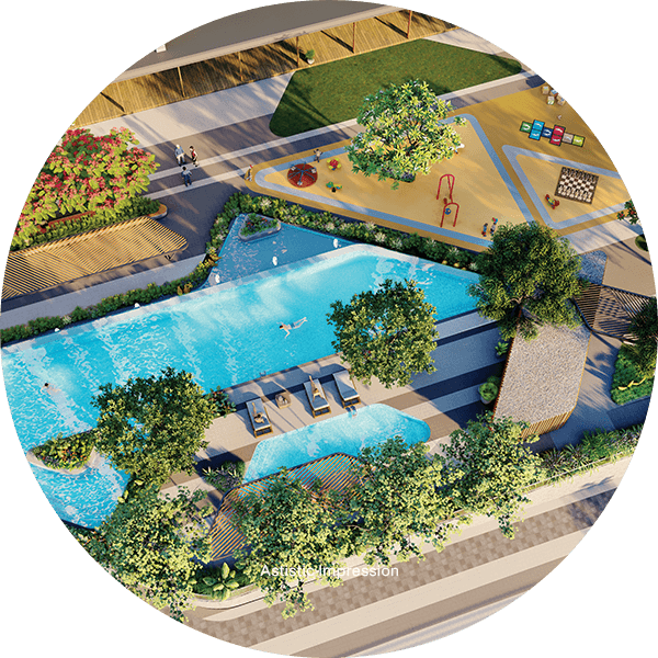Swimming Pool Top View