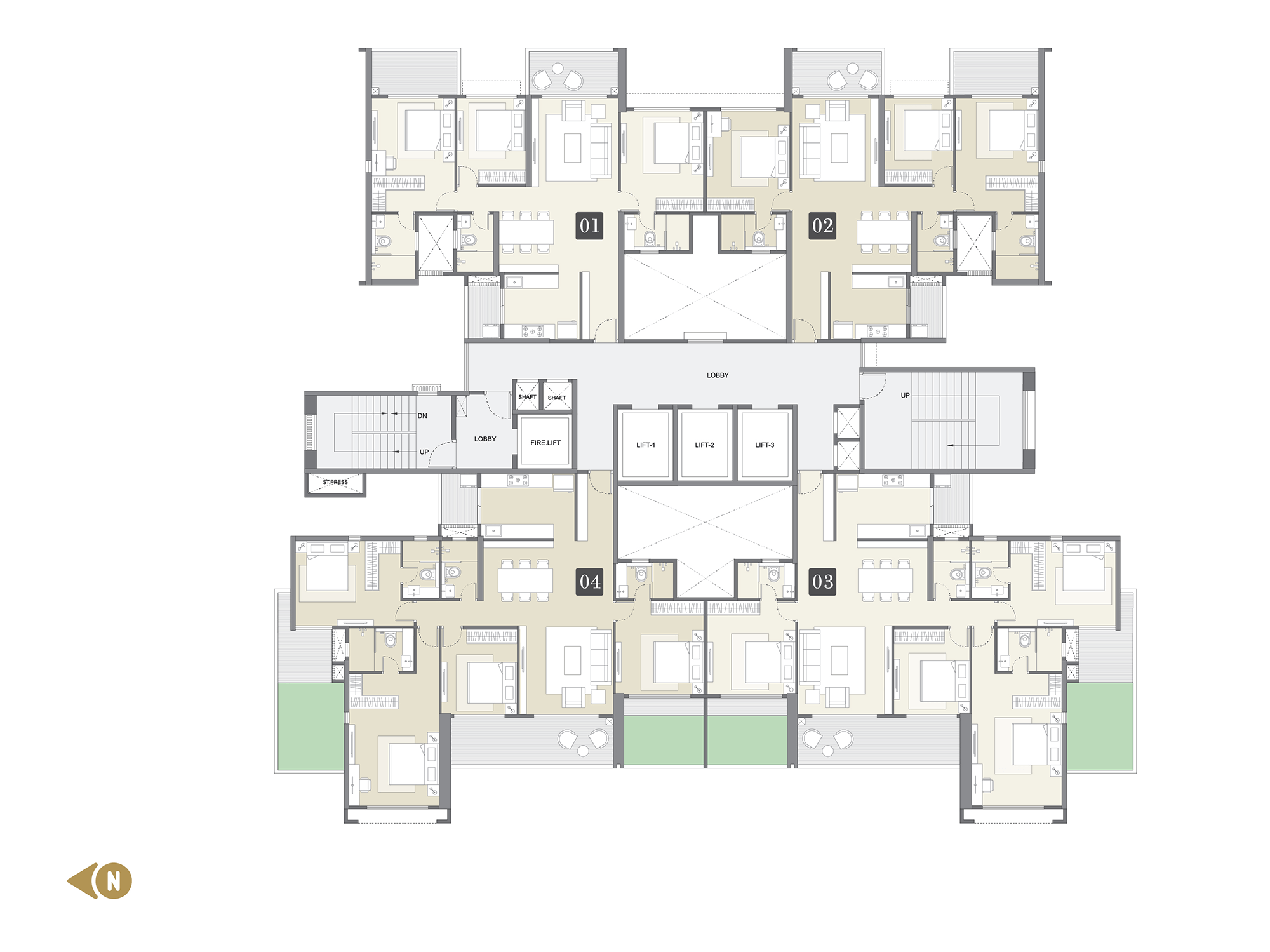 3 & 4 BHK Flats in Baner Pune | 24K Altura by Kolte-Patil