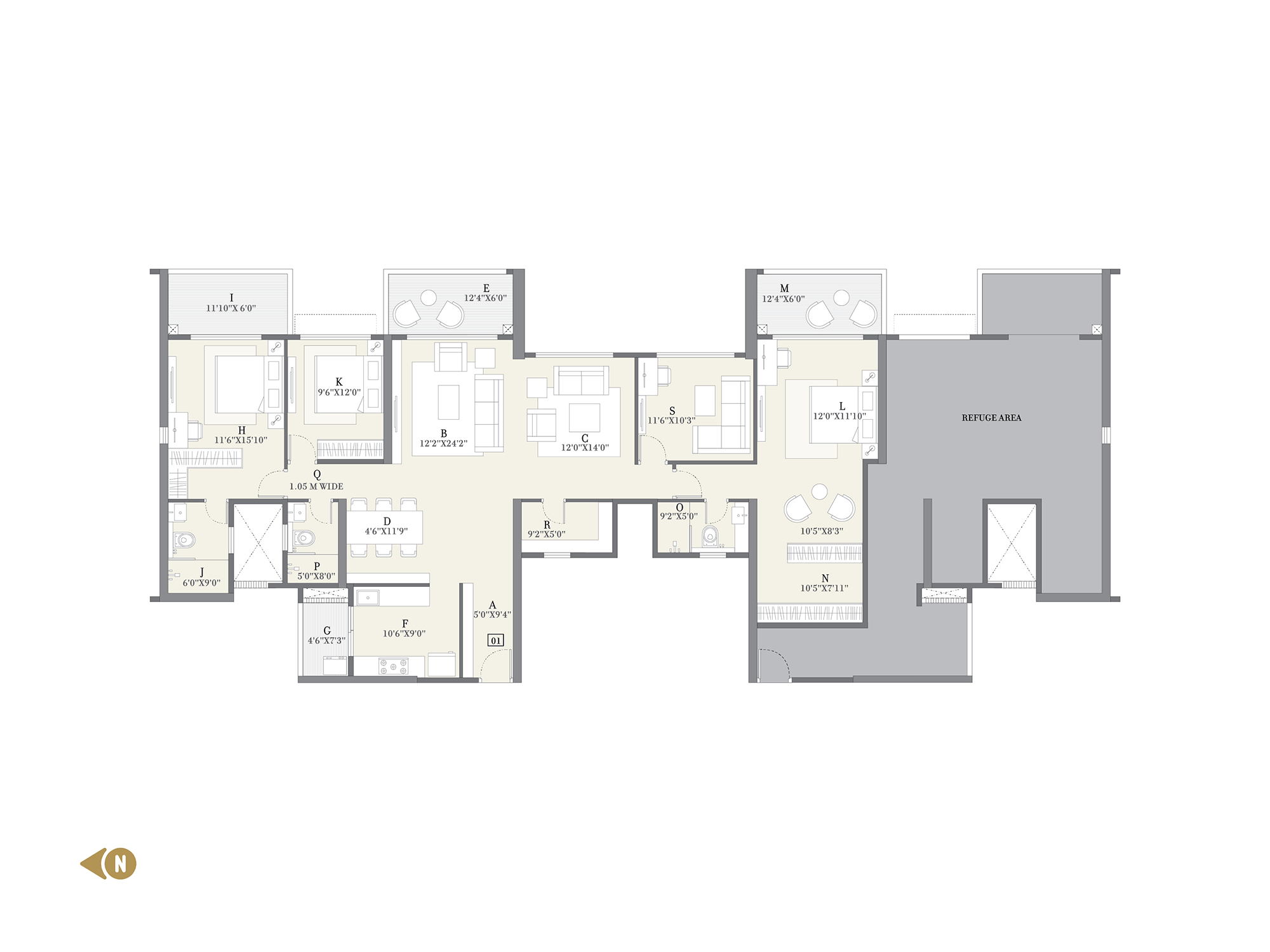 3 & 4 BHK Flats in Baner Pune | 24K Altura by Kolte-Patil