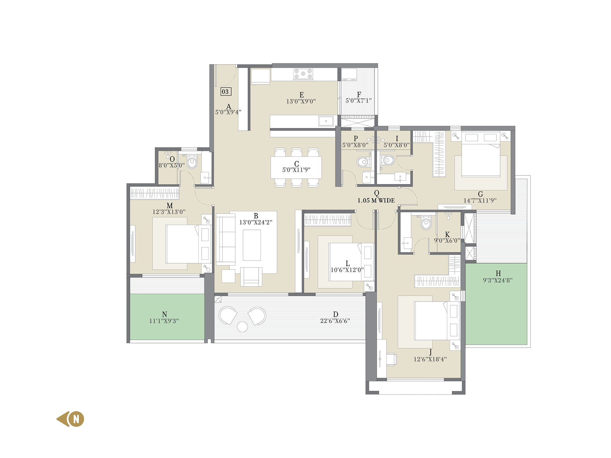 3 & 4 BHK Flats in Baner Pune | 24K Altura by Kolte-Patil