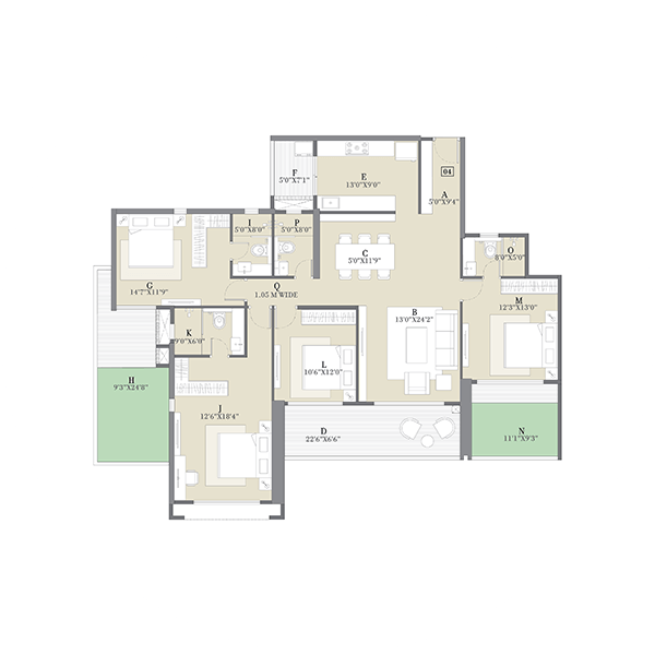 3 & 4 BHK Flats in Baner Pune | 24K Altura by Kolte-Patil