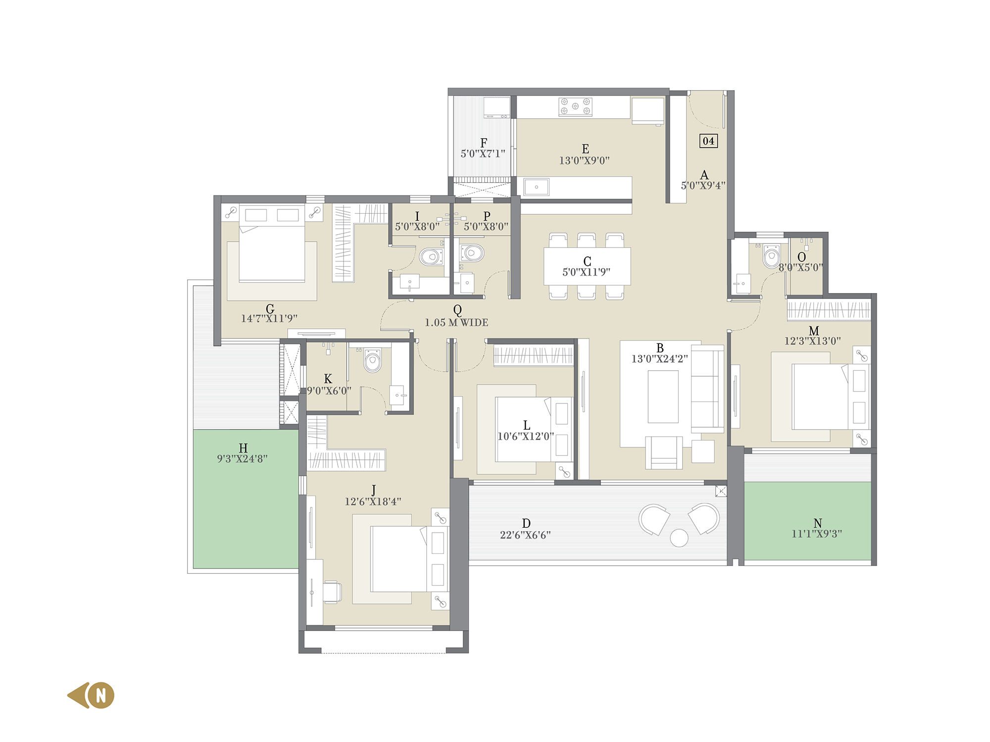 3 & 4 BHK Flats in Baner Pune | 24K Altura by Kolte-Patil